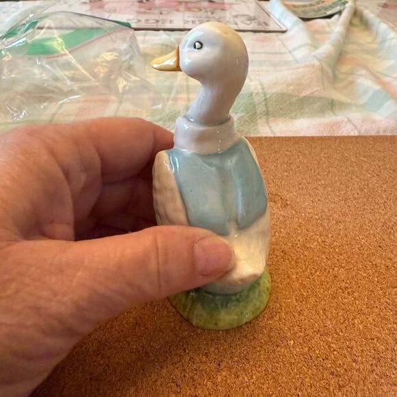 Beatrix Potter Mr. Drake Puddle-Duck figurine F Warne Co England 1979 no 31 - Picture 3 of 7